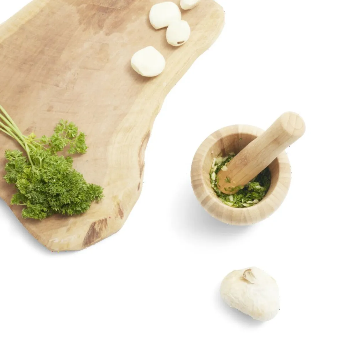 Préparation Culinaire<Gifi Mortier en bambou H14,5cm