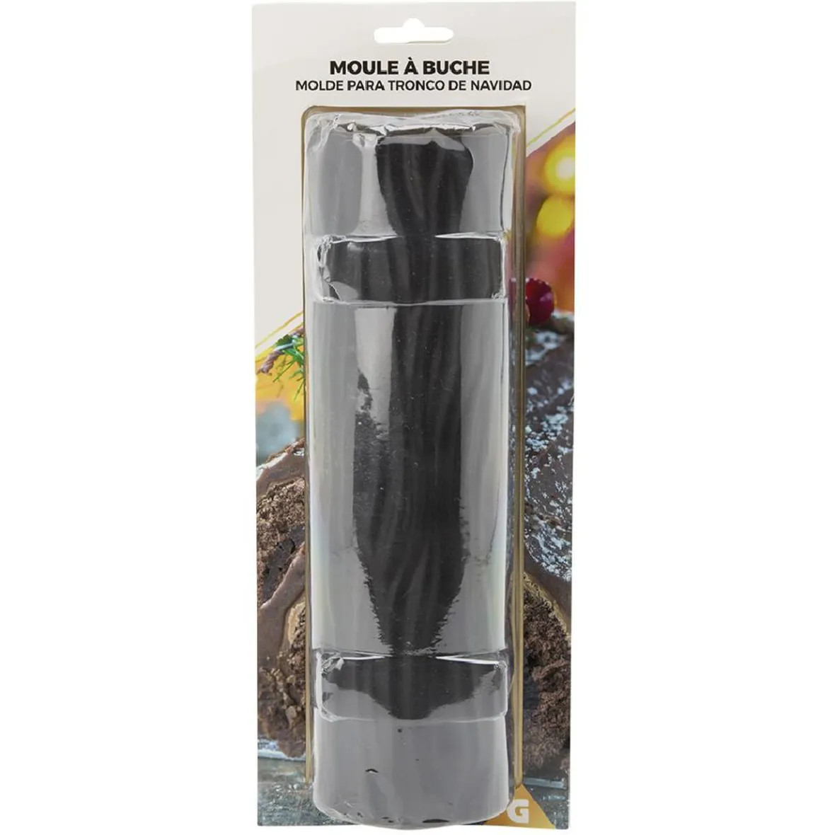 Cuisson<Gifi Moule à bûche décor effet bois
