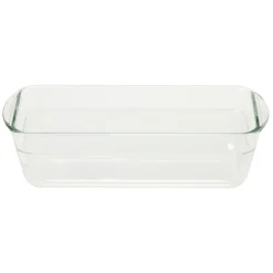 Cuisson<Gifi Moule à cake en verre avec couvercle gris