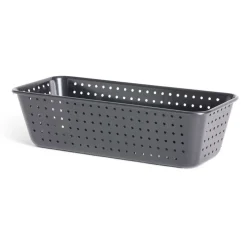 Cuisson<Gifi Moule à cake perforé acier noir 25x7xH2,5cm