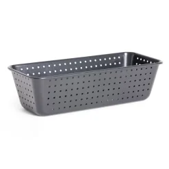 Cuisson<Gifi Moule à cake perforé acier noir 25x7xH2,5cm