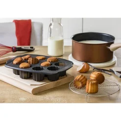 Cuisson<Gifi Moule à cannelés en silicone Tefal 10 pièces