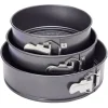 Cuisson<Gifi Moule à charnière en métal gris x3