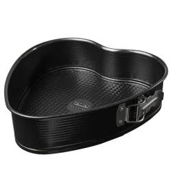 Cuisson<Gifi Moule à charnière forme coeur noir