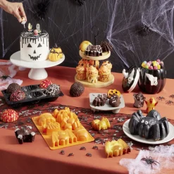 Cuisson<Gifi Moule 6 gateaux forme Halloween orange