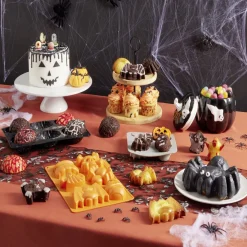 Cuisson<Gifi Moule 6 gateaux forme Halloween orange