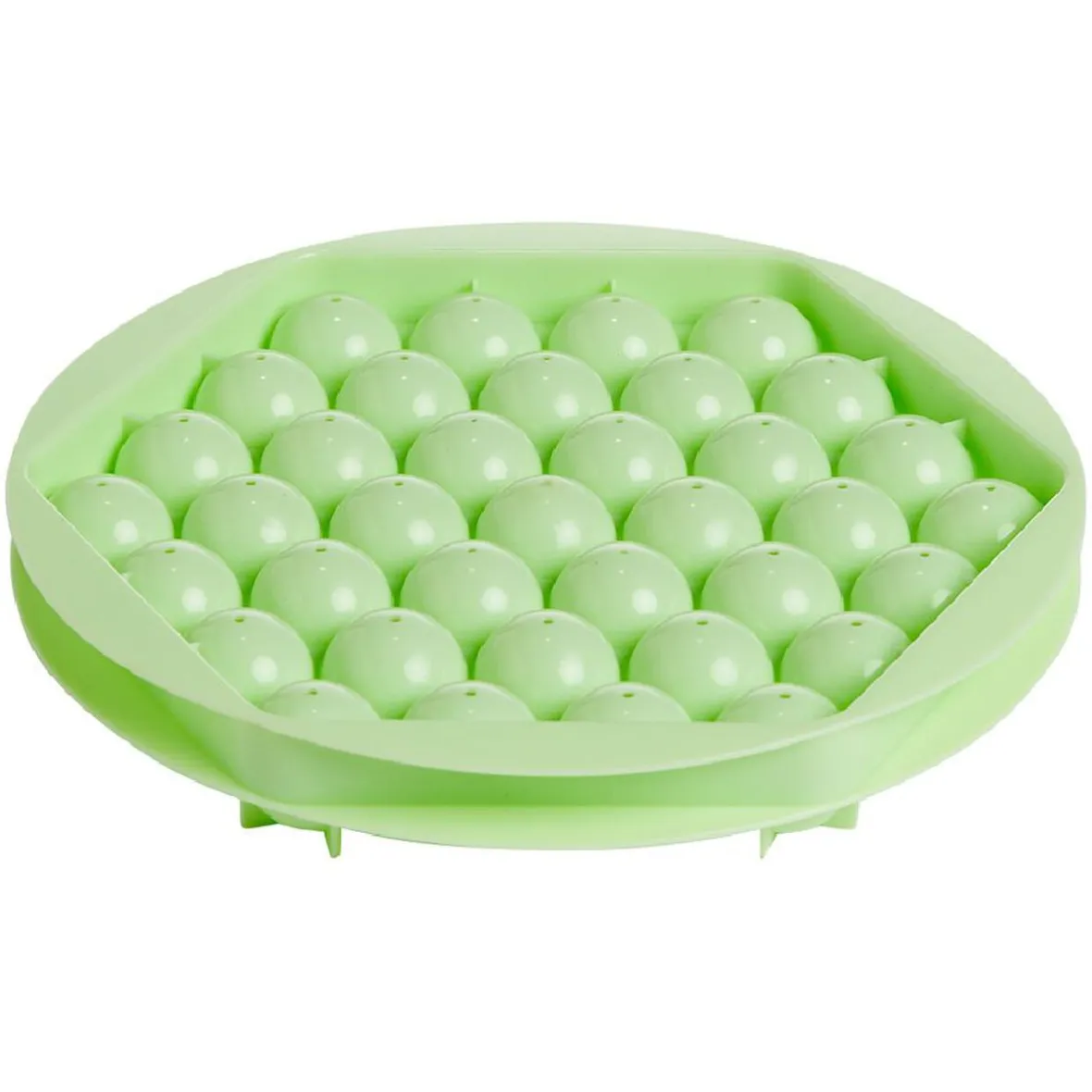 Gifi Moule à glaçon boule x37 - plastique vert 21x21xH3cm| Vaisselle Et Accessoires De Table