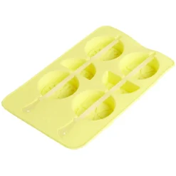 Gifi Moule à glaçon brochette forme citron-silicone jaune 18,3x11,4xH1,5cm| Vaisselle Et Accessoires De Table