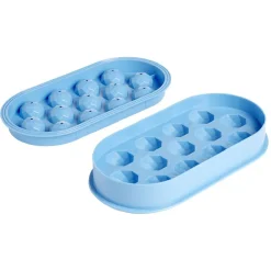 Gifi Moule à glaçon diamant x12 - plastique bleu 24,5x12,5xH4cm| Vaisselle Et Accessoires De Table