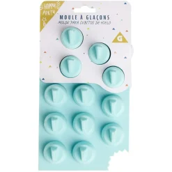 Gifi Moule à glaçon forme aileron requin - 100% silicone bleu 20x12xH3,3cm| Vaisselle Et Accessoires De Table