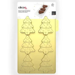 Cuisson<Gifi Moule à gâteau forme sapin de Noël x 6 en silicone
