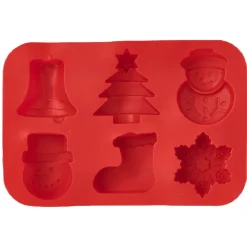 Cuisson<Gifi Moule à gâteau thème Noël rouge