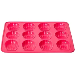 Cuisson<Gifi Moule 12 madeleines silicone rose