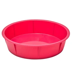 Cuisson<Gifi Moule à manqué rond silicone rose