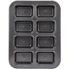 Cuisson<Gifi Moule à mini cake coeur coulant en métal x8