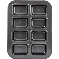 Cuisson<Gifi Moule à mini cake coeur coulant en métal x8