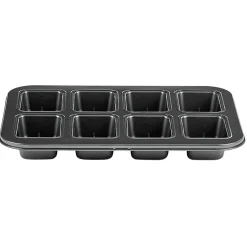 Cuisson<Gifi Moule à mini cake coeur coulant en métal x8