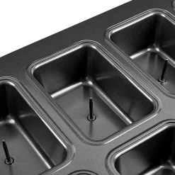 Cuisson<Gifi Moule à mini cake coeur coulant en métal x8