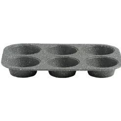 Cuisson<Gifi Moule à muffins gris effet marbre