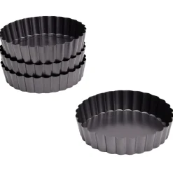 Cuisson<Gifi moule à tartelette x 4 fond amovible