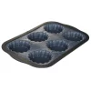 Cuisson<Gifi Moule à tartelettes gris et noir x6