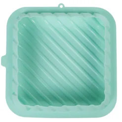 Cuisson<Gifi Moule carré pixel 3D silicone vert