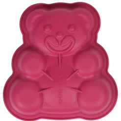 Cuisson<Gifi Moule carré silicone forme nounours rose