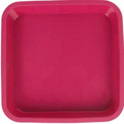 Cuisson<Gifi Moule carré silicone rose