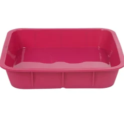Cuisson<Gifi Moule carré silicone rose
