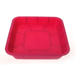 Cuisson<Gifi Moule carré silicone rose