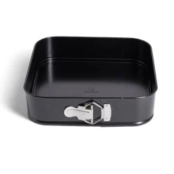 Cuisson<Gifi Moule charnière carré métal noir 26x26xH6,8cm