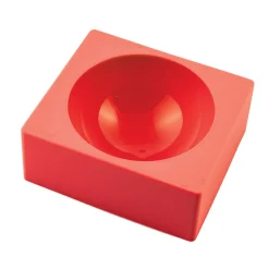Cuisson<Gifi Moule en silicone 3D dôme rouge