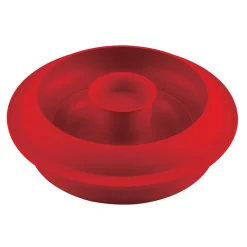 Cuisson<Gifi Moule en silicone 3D savarin rouge