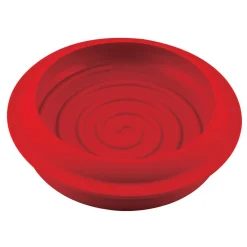 Cuisson<Gifi Moule en silicone 3D spirale rouge