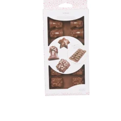 Cuisson<Gifi Moule en silicone pour 12 chocolats de Noël