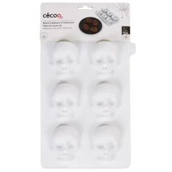 Cuisson<Gifi Moule en silicone tête de mort 3D x6