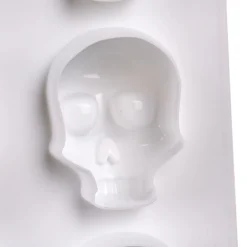 Cuisson<Gifi Moule en silicone tête de mort 3D x6