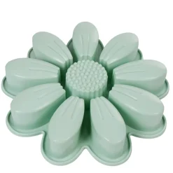 Cuisson<Gifi Moule fleur silicone vert
