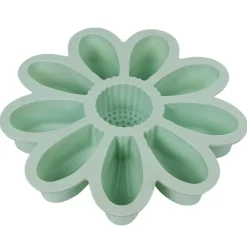 Cuisson<Gifi Moule fleur silicone vert
