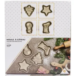 Cuisson<Gifi Moule individuel gâteau de Noël