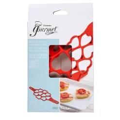 Cuisson<Gifi Moule mini-pancakes coeur rouge