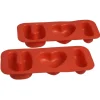 Cuisson<Gifi Moule patisserie en silicone forme coeur Love U x2