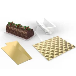 Cuisson<Gifi Moule pour bûche de Noël en silicone