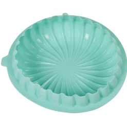 Cuisson<Gifi Moule rond strié 3D silicone vert