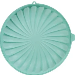 Cuisson<Gifi Moule rond strié 3D silicone vert