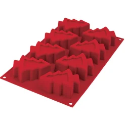 Cuisson<Gifi Moule silicone 8 empreintes forme sapins