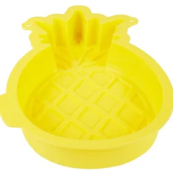 Cuisson<Gifi Moule silicone forme ananas jaune