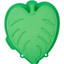 Cuisson<Gifi Moule silicone forme feuille tropical vert