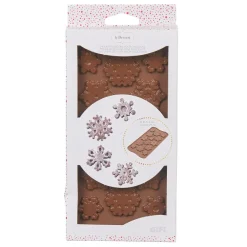 Cuisson<Gifi Moule silicone pour chocolats 14 empreintes forme flocons