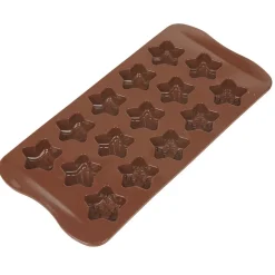 Cuisson<Gifi Moule silicone pour chocolats 16 empreintes forme étoiles